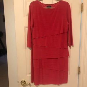 Tahari Bright pink dress, size 16